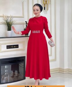 İthal krep kumaş emray elbise