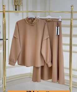 İthal krep benay etekli takım