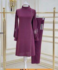 İthal krep kumaş bircan takım