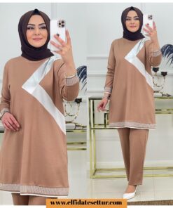 İki iplik eliz pantolonlu takım