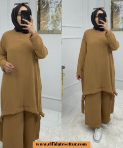 Ayrobin burcu pantolonlu takım