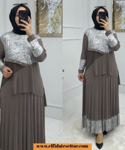 Sandy kuş gözü etekli takım