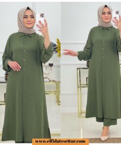 Ayrobin pantolonlu inci takım