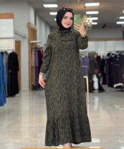 Pamuklu örme kumaş seda elbise