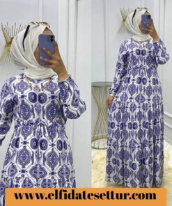 Viskon açelya elbise