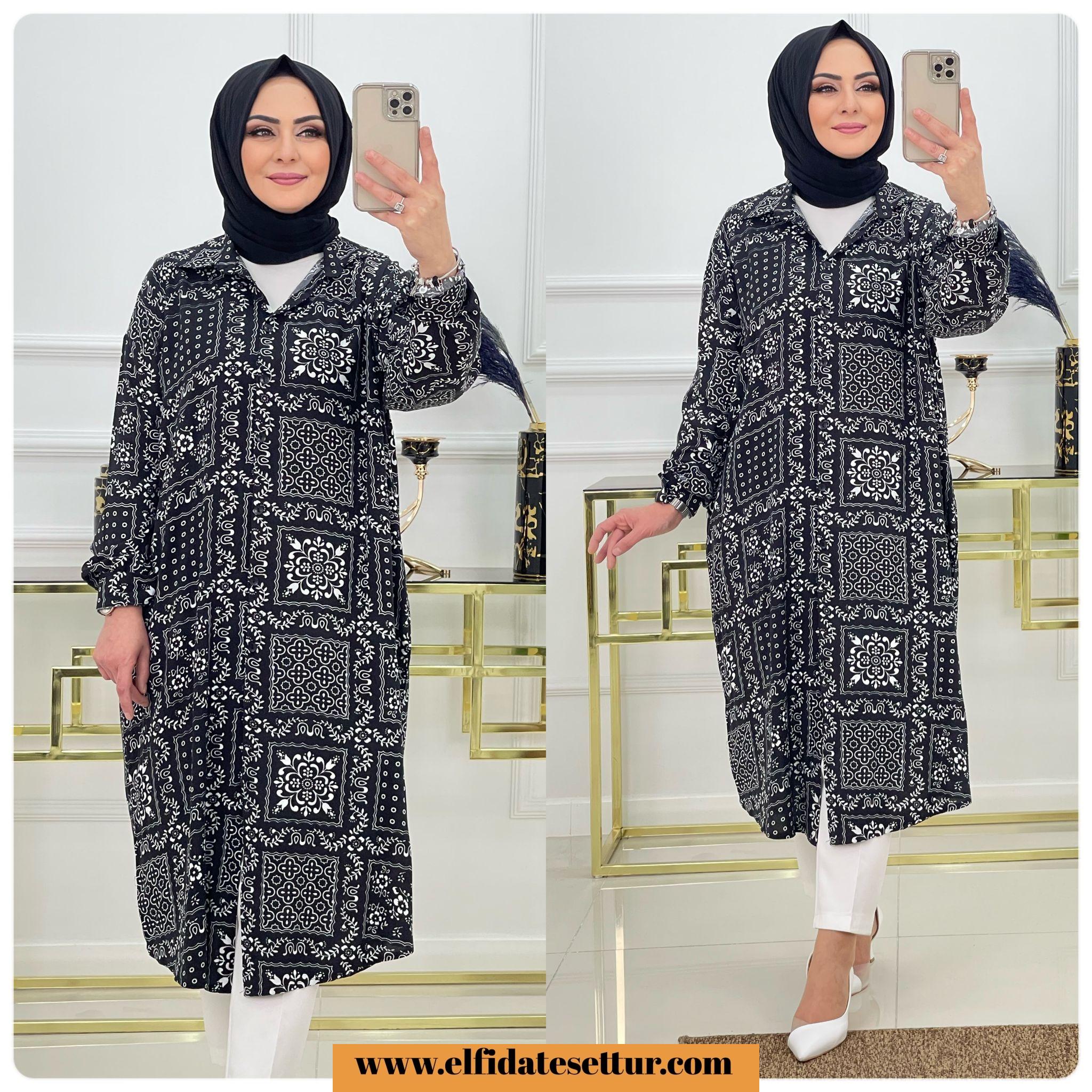 Viskon sibel tunik - Görsel 2