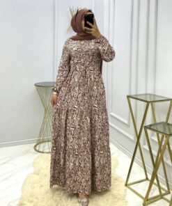 Viskon gülşah elbise