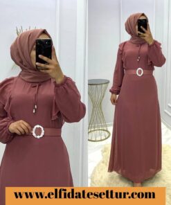 Şifon hümeyra elbise