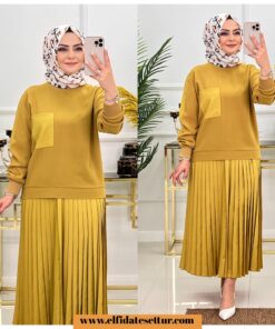 Ayrobin kumaş dila etekli takım