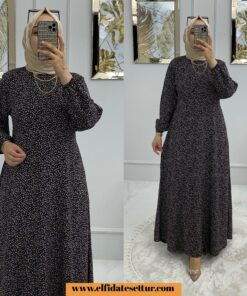 Viskon çıtır elbise