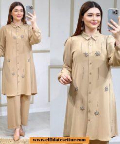 Keten gülsüm takım