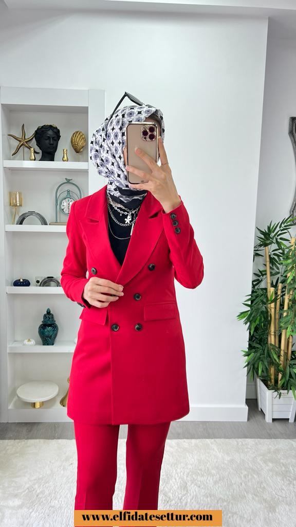 Zeynep ceket pantolon takım - Görsel 6