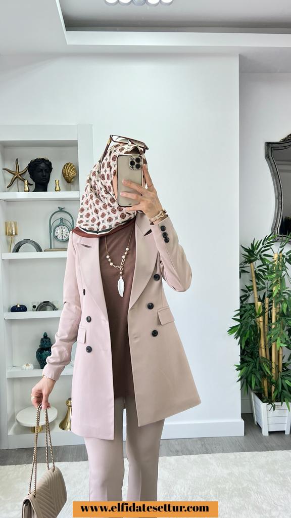 Zeynep ceket pantolon takım - Görsel 8