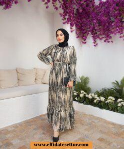 Müberra şifon elbise