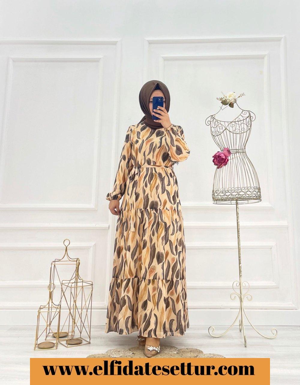 Yaprak elbise - Görsel 2