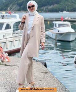 Meltem ceket pantolon takım