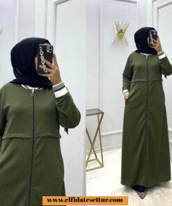 Büyük beden iki iplik serap ferace