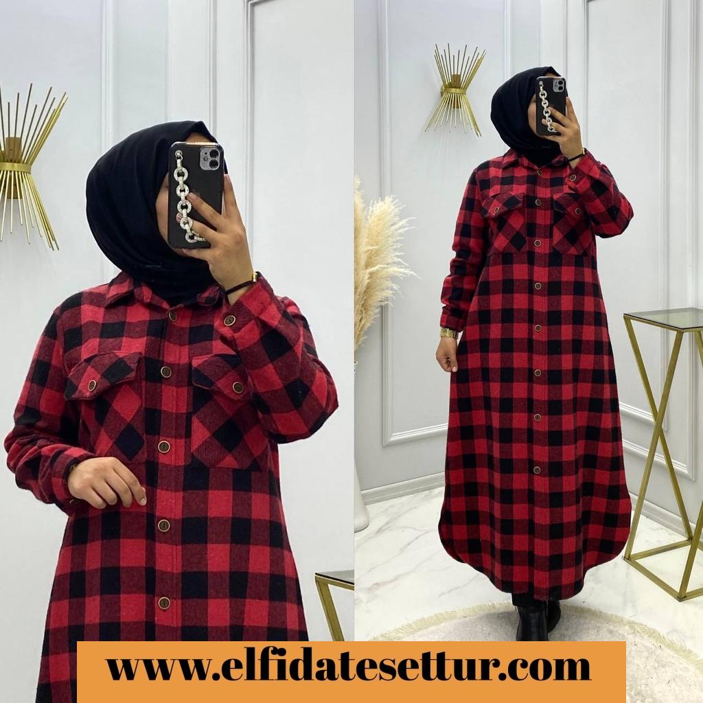 Büyük beden uzun oduncu kap - Görsel 3