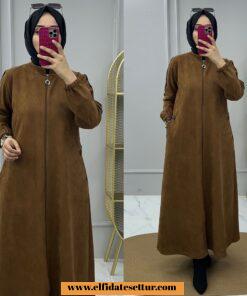 Scuba süet kumaş umay ferace