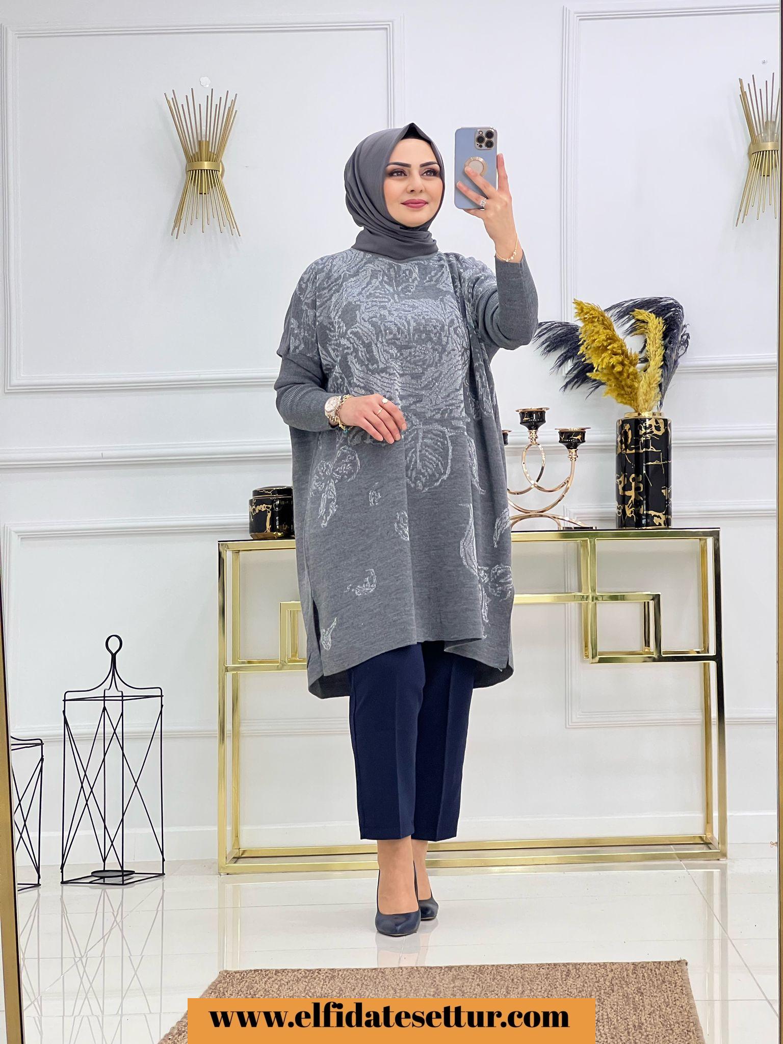 Handan triko tunik - Görsel 12