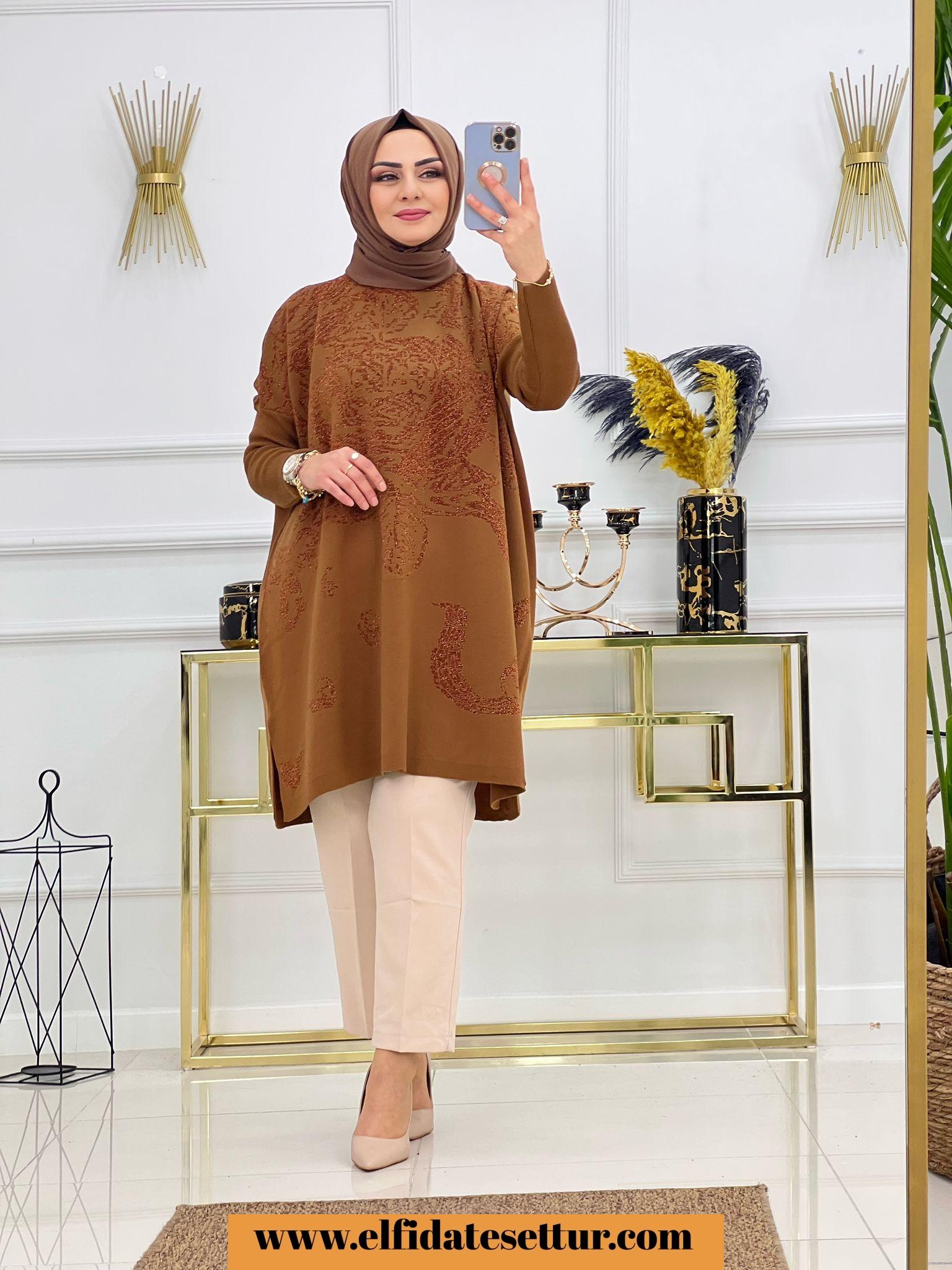 Handan triko tunik - Görsel 11