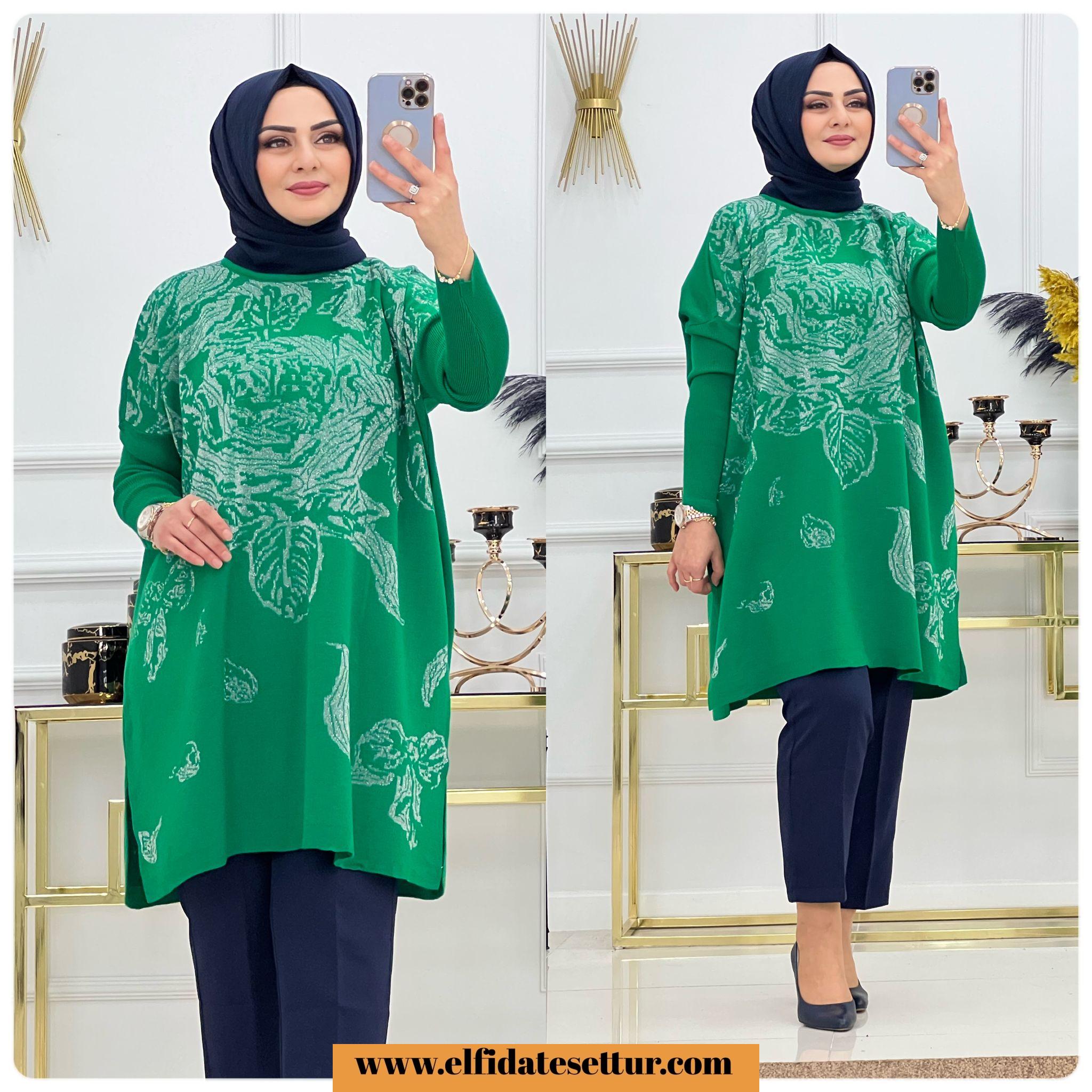 Handan triko tunik - Görsel 9