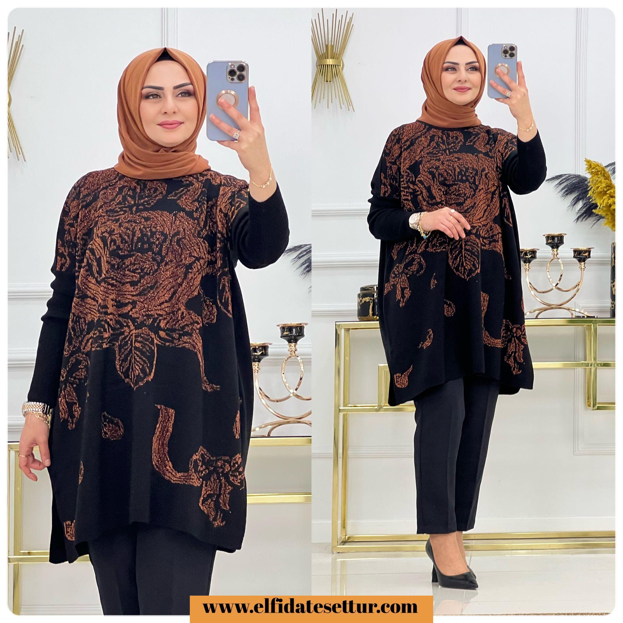 Handan triko tunik - Görsel 7