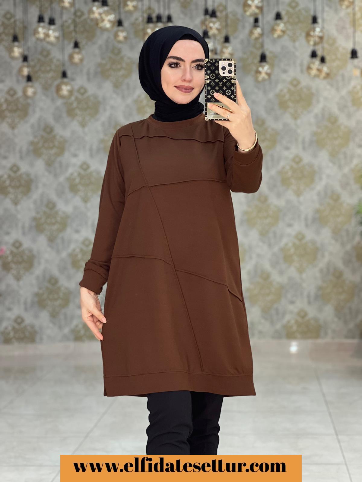 Tesettür asel tunik - Görsel 4