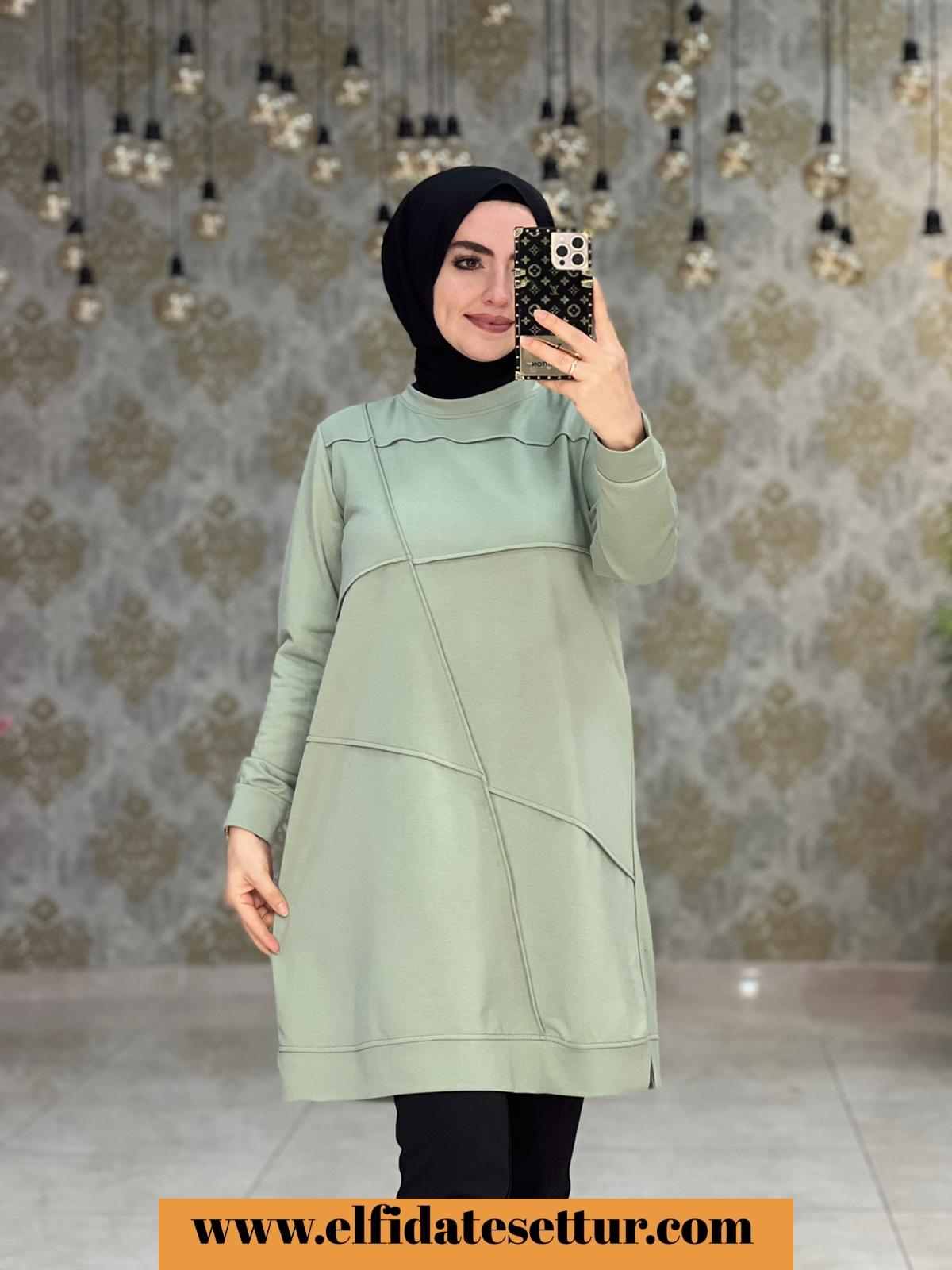 Tesettür asel tunik - Görsel 5