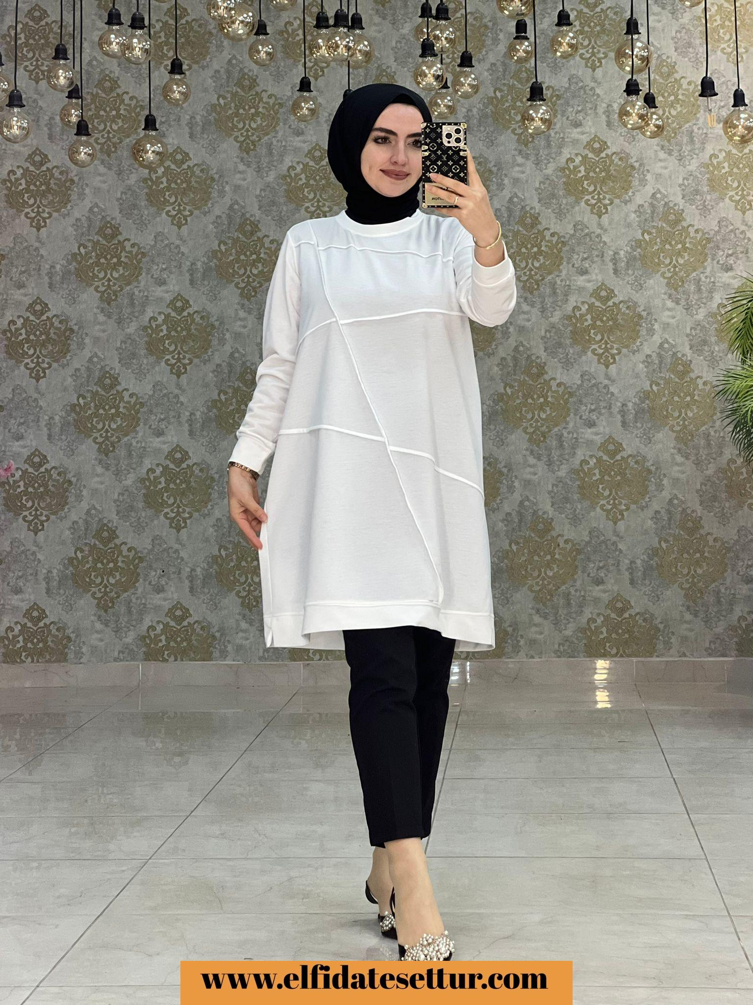 Tesettür asel tunik - Görsel 2