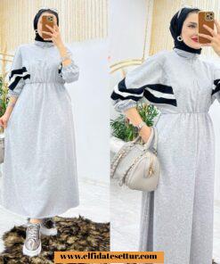 Tesettür iki iplik spor elbise