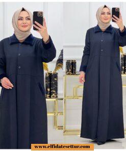 Büyük beden kışlık rümeysa ferace