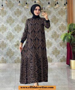 Tesettür başak elbise