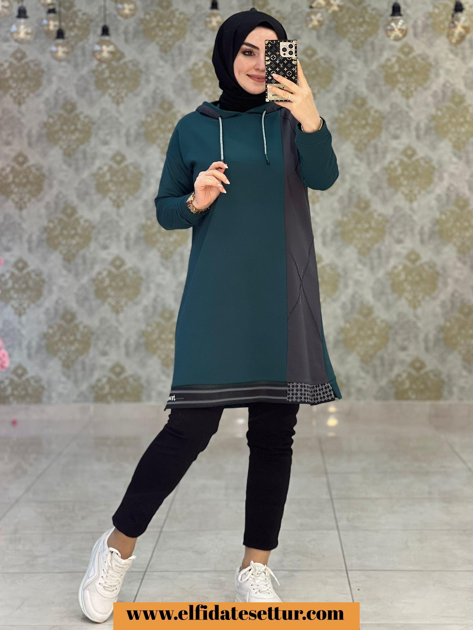 Tesettür melike tunik - Görsel 6