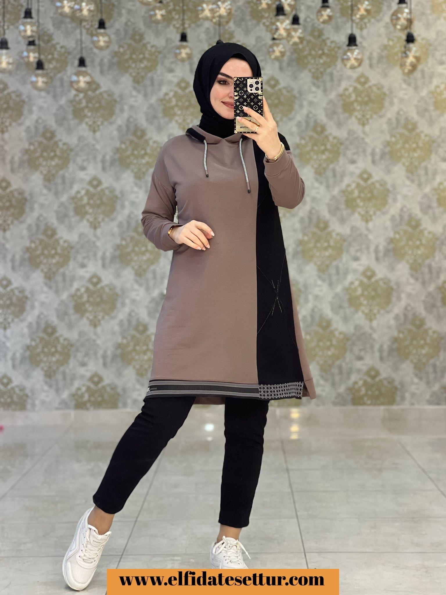 Tesettür melike tunik - Görsel 2