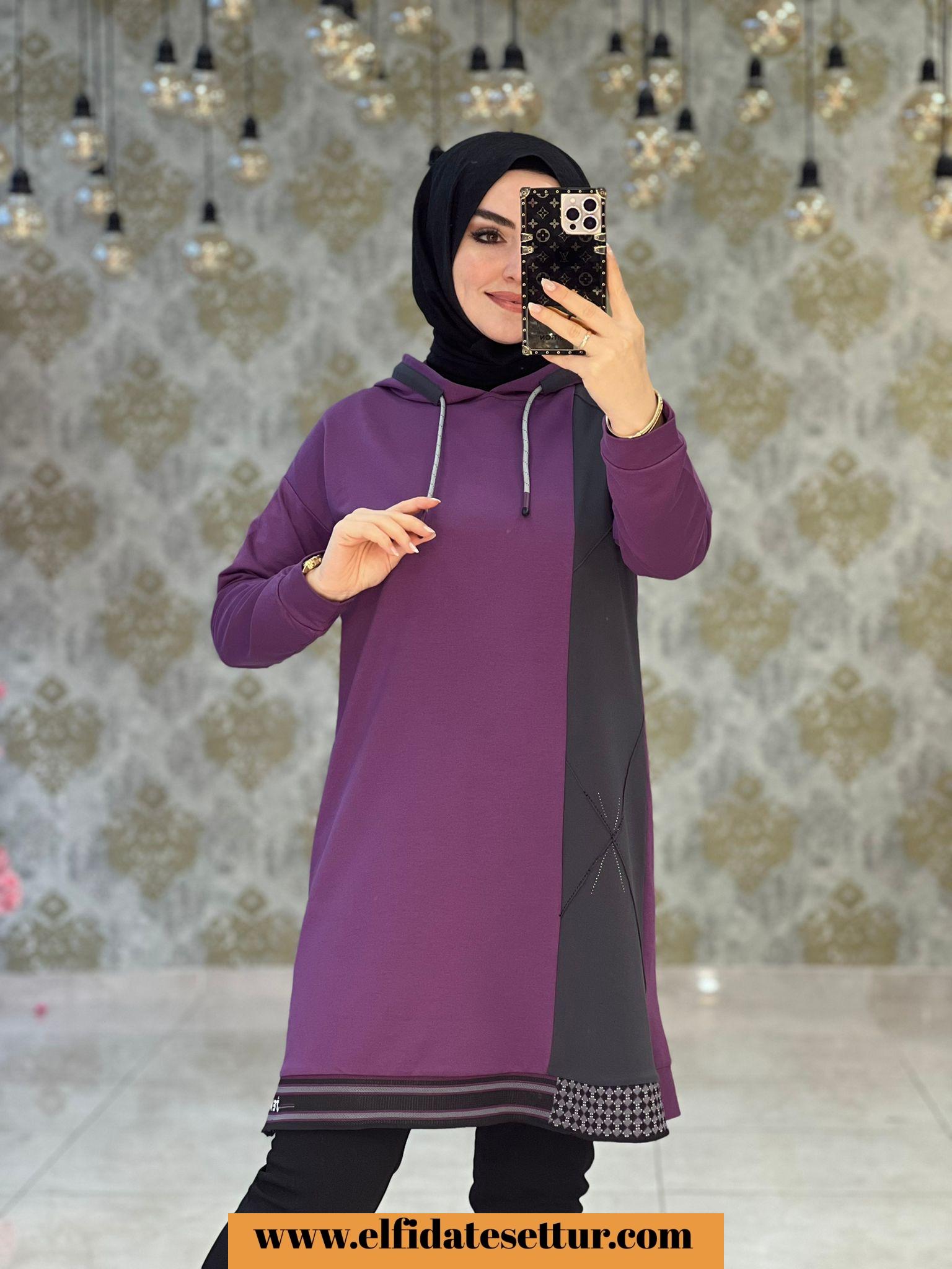 Tesettür melike tunik - Görsel 5