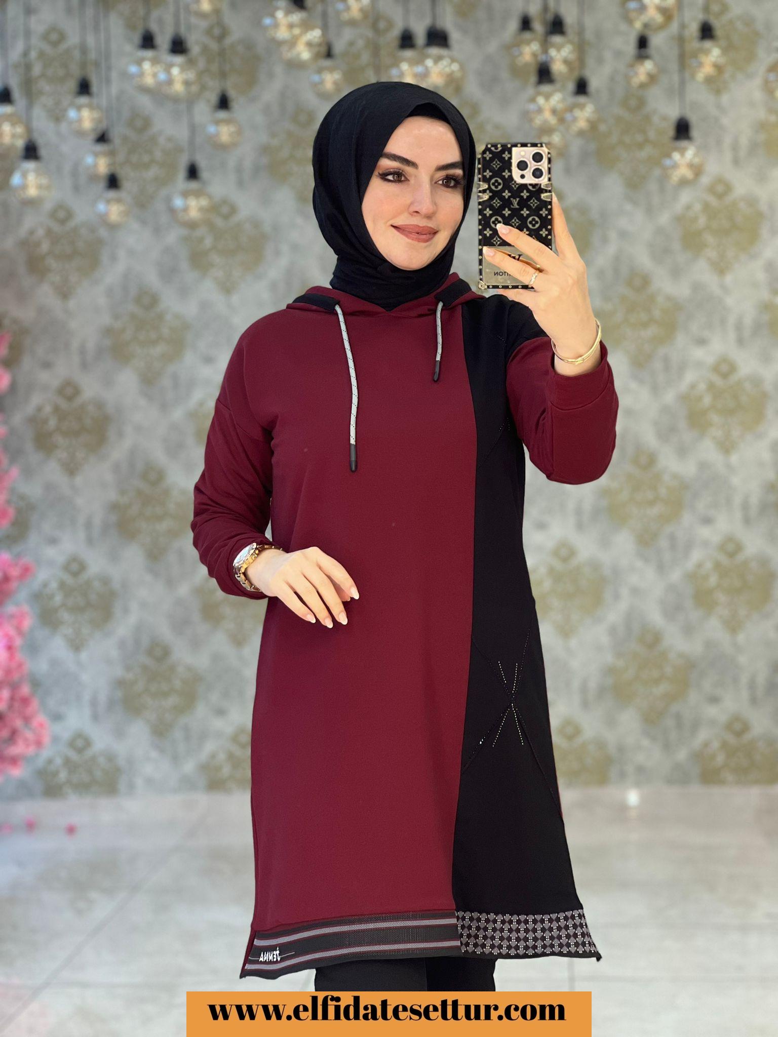 Tesettür melike tunik - Görsel 3