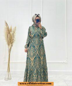 Dijital baskı elbise