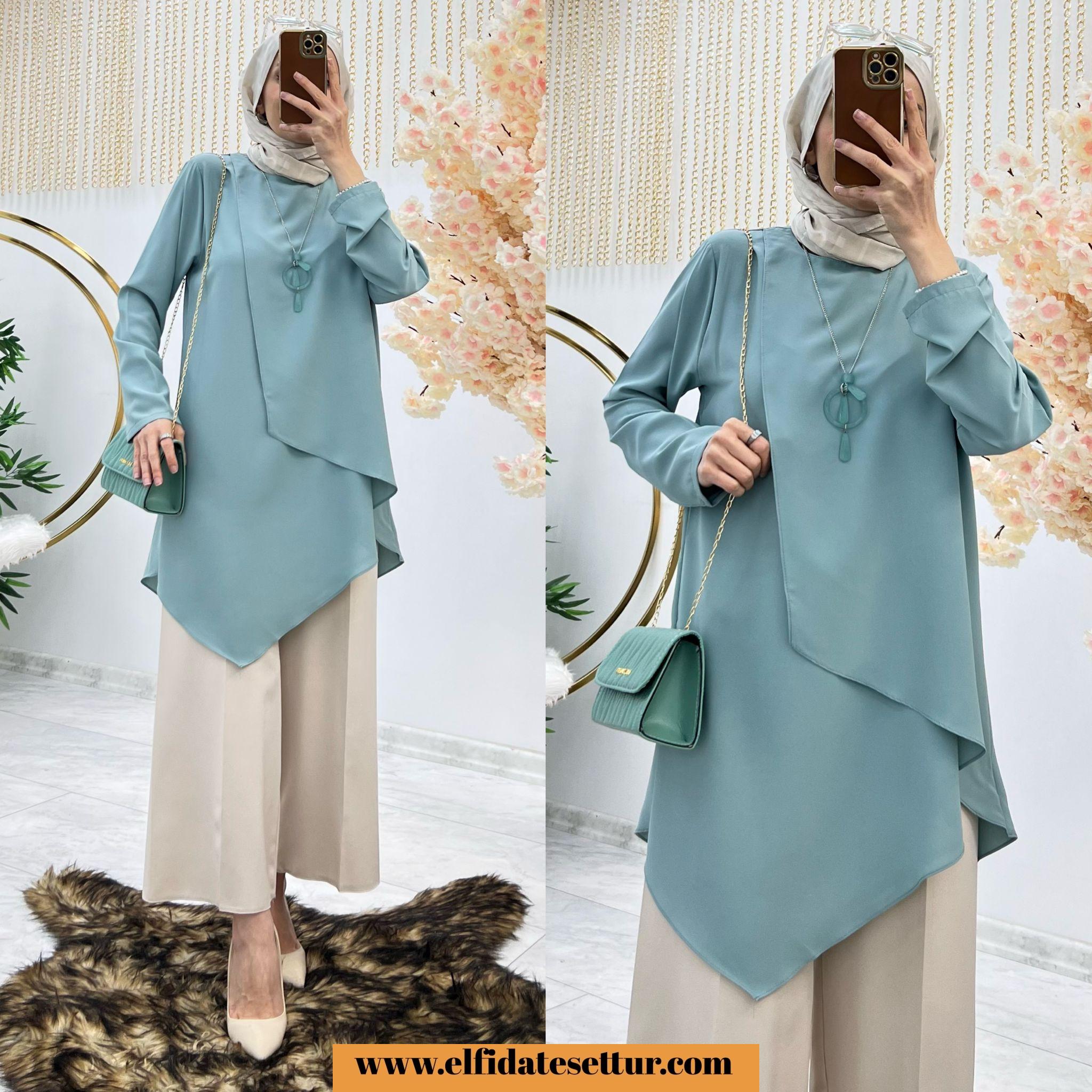 Parçalı tunik - Görsel 10