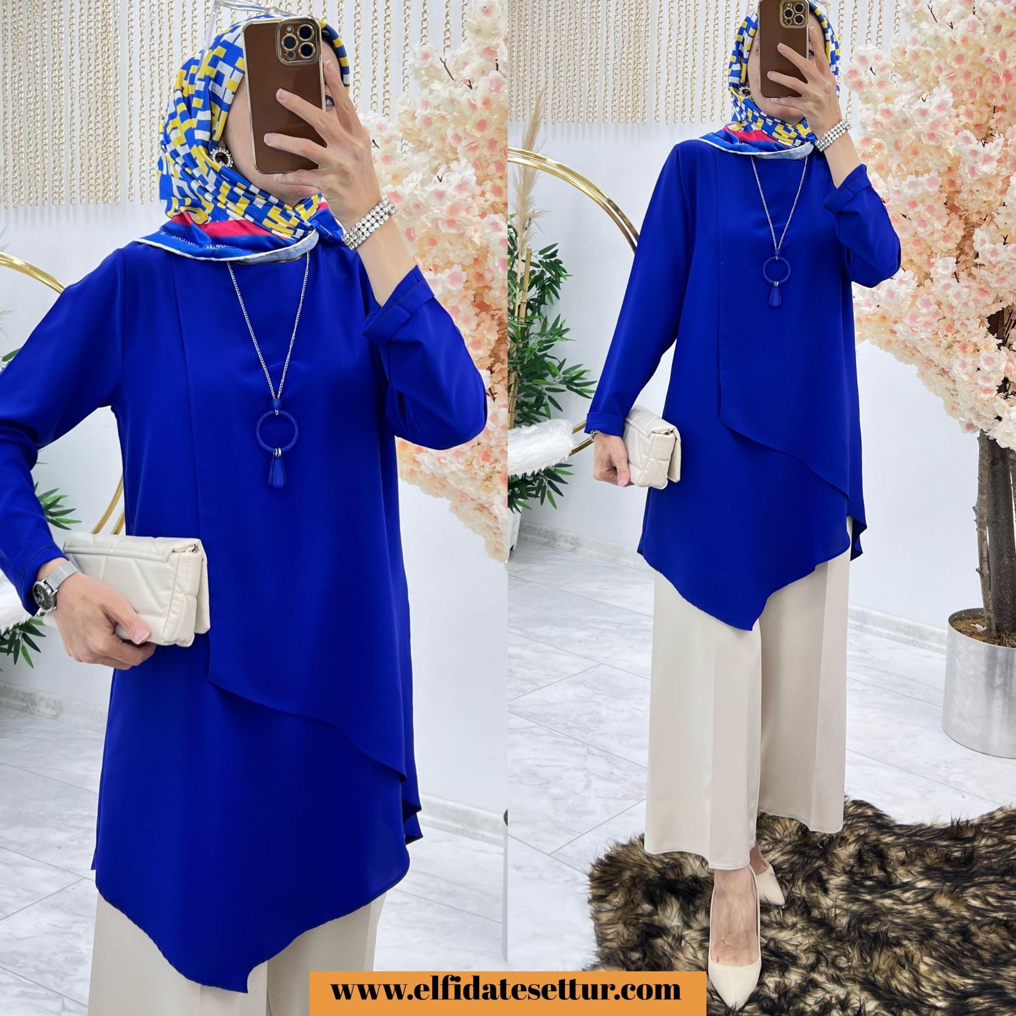 Parçalı tunik - Görsel 8