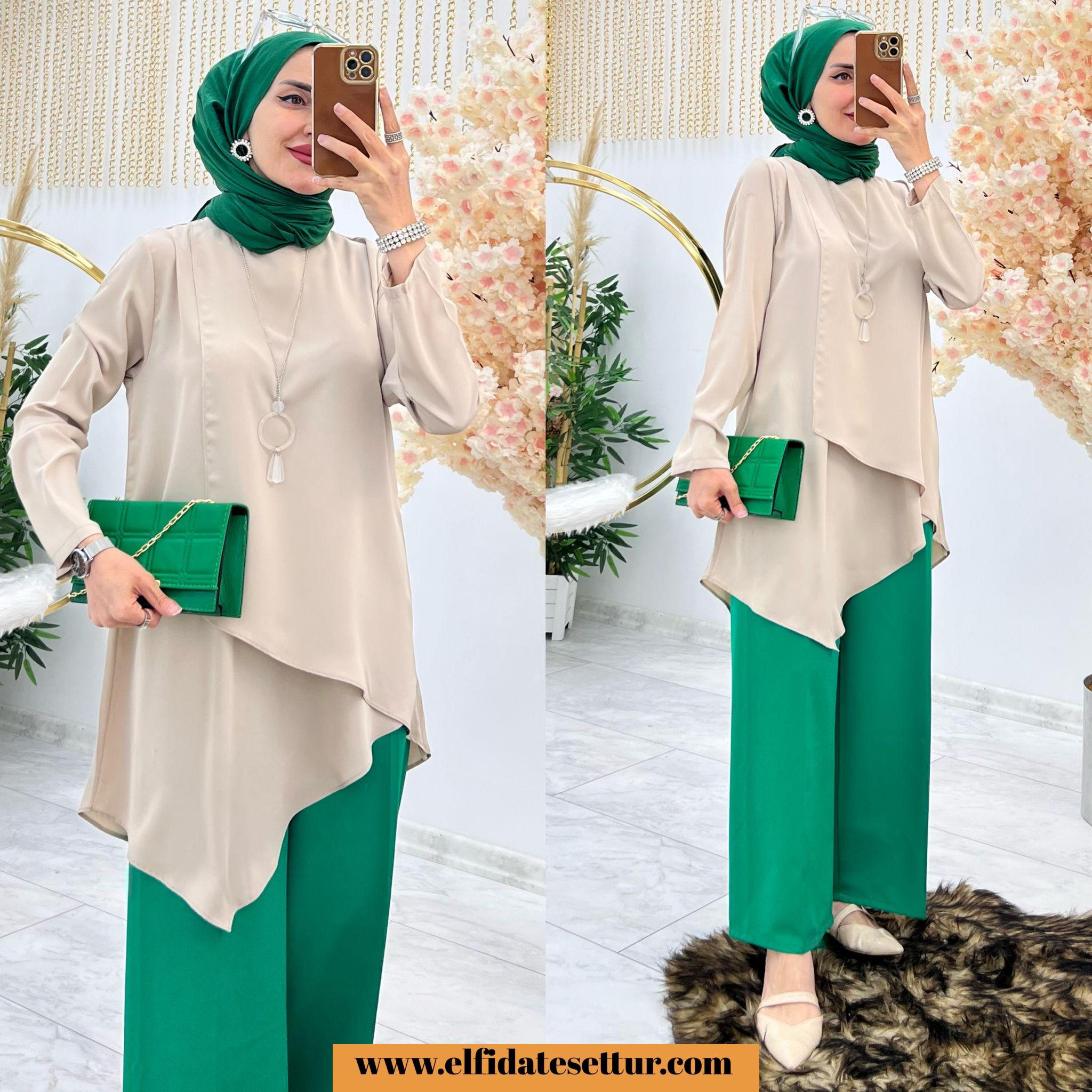 Parçalı tunik - Görsel 5