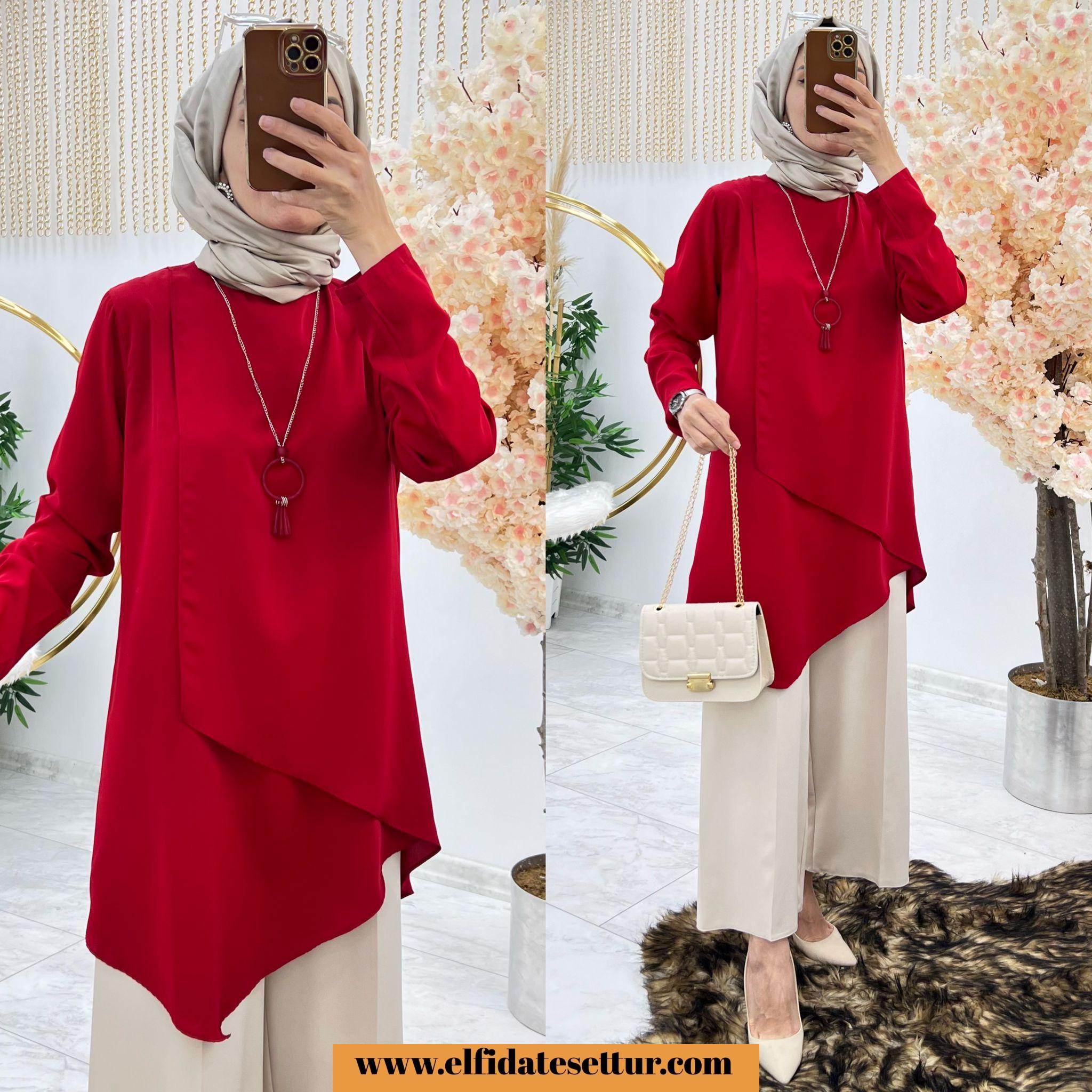 Parçalı tunik - Görsel 6