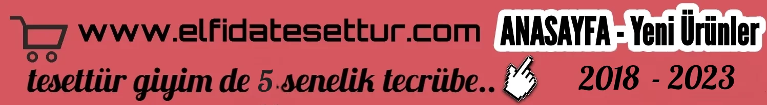 Elfida Tesettür Elbise Modelleri Kadın Giyim Yeni Moda Tunik Takım