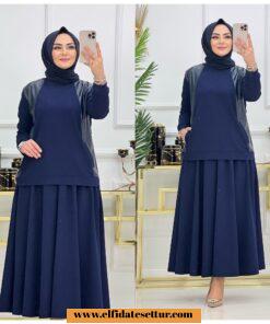 Scuba krep aybüke etekli takım