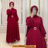 Şifon abiye elbise - Görsel 5
