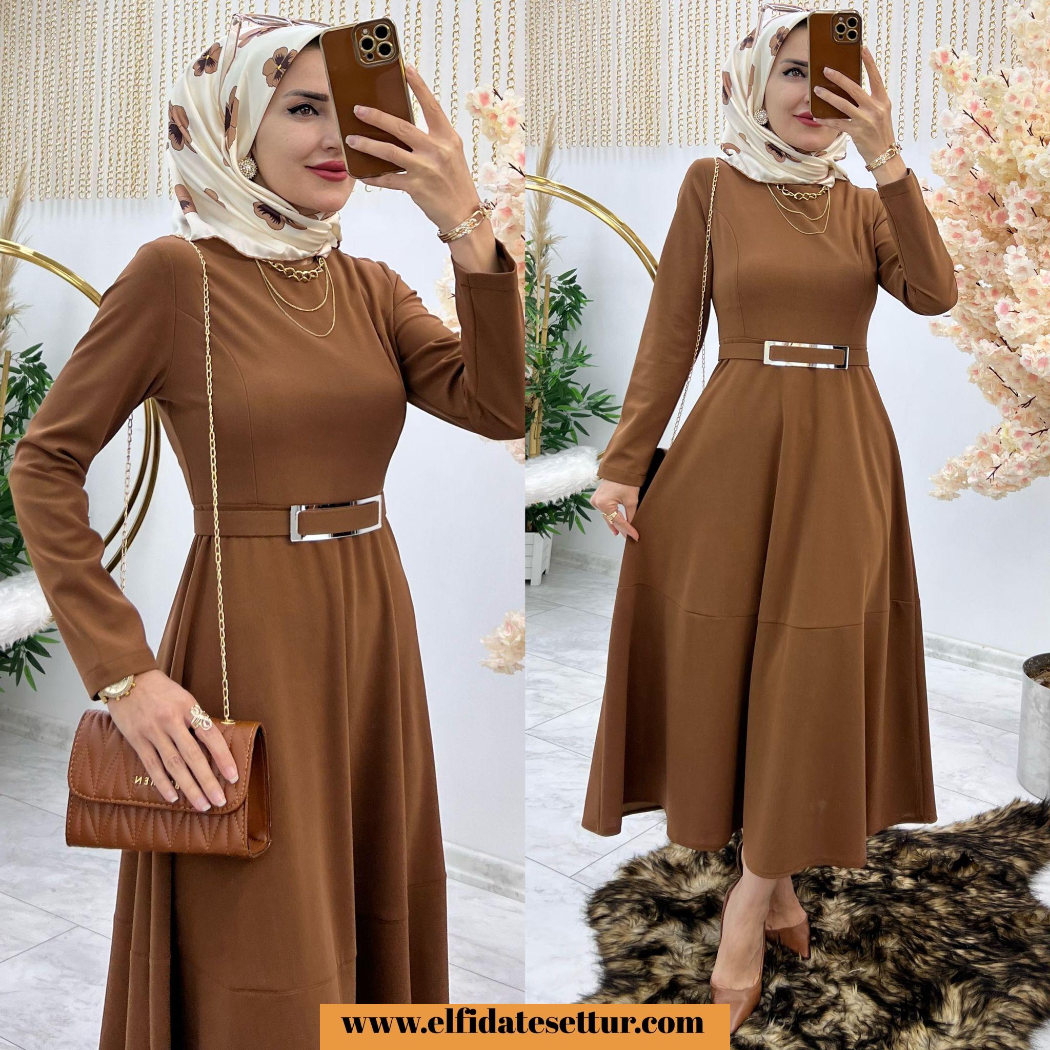 Serenay elbise - Elfida Tesettür Elbise Modelleri Kadın Giyim Yeni Moda ...