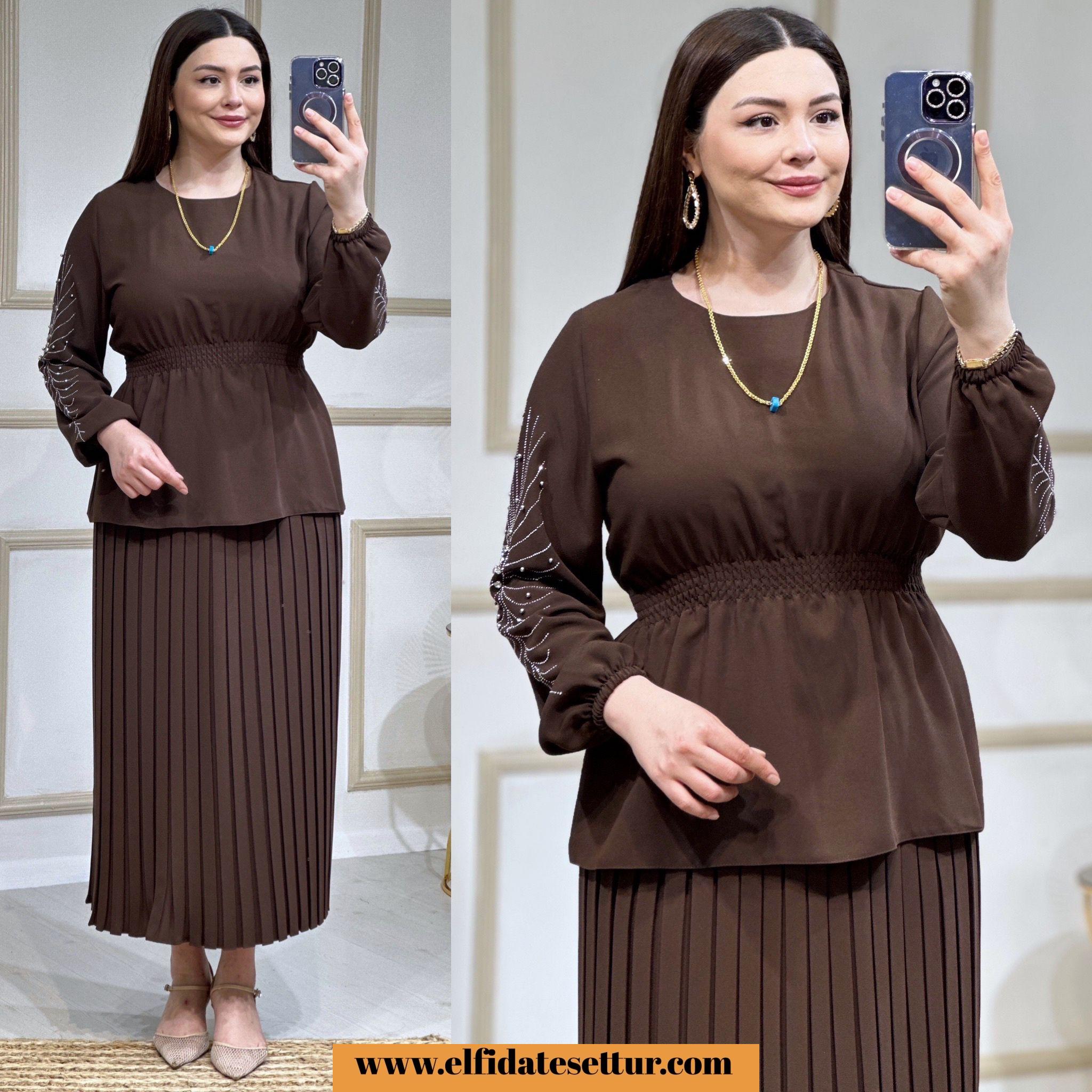 Şilan etekli takım - Görsel 4