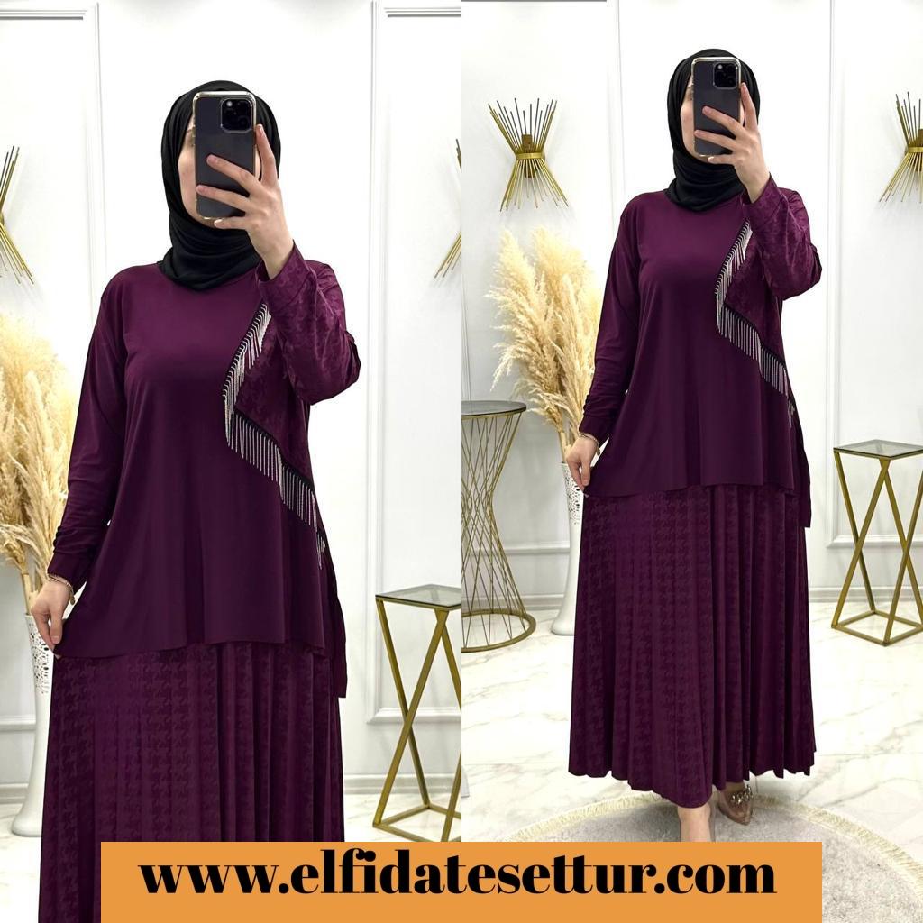 Tilda sandy züleyha etekli takım - Görsel 4