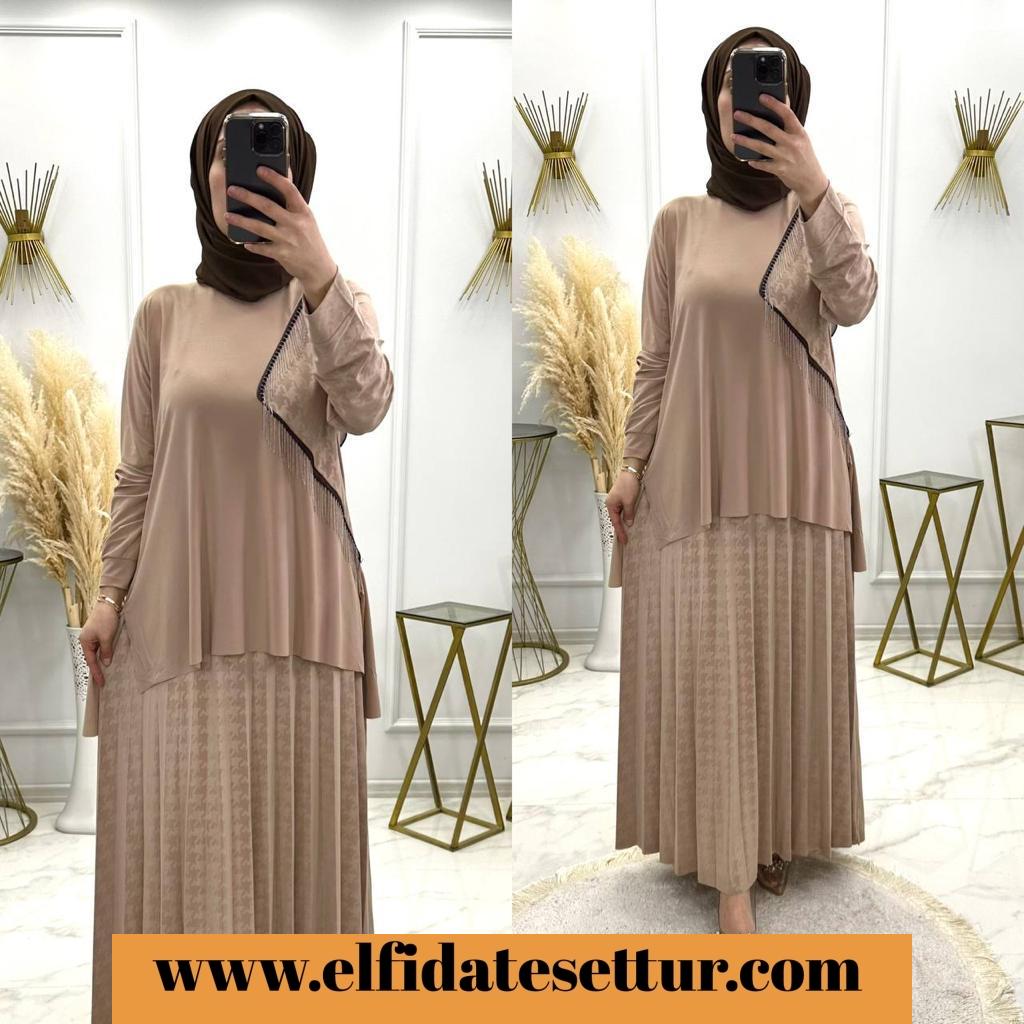 Tilda sandy züleyha etekli takım - Görsel 5