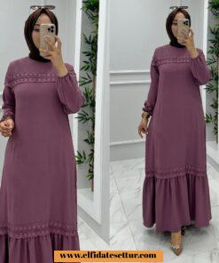Büyük beden ayrobin sanem elbise
